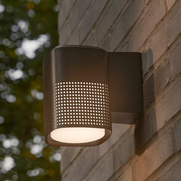 Nordlux Aplic de exterior Sidara Seaside, negru, IP54, E27, reglabil, Negru, Aluminiu, Modern