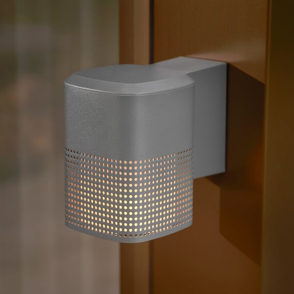 Nordlux Aplică de exterior Sidara Seaside, antracit, IP54, E27, reglabil, Gri, Aluminiu, Modern