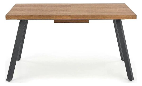 Masa extensibila BERLIN, stejar/negru, 140/180x85x76 cm