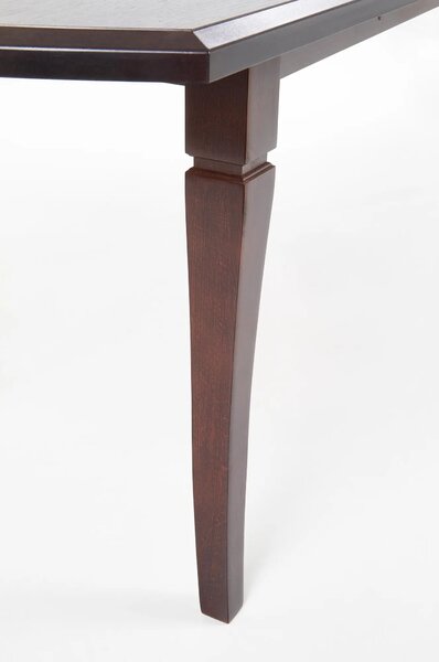 Masa living FRYDERYK, nuc inchis, 160/240x90x74 cm
