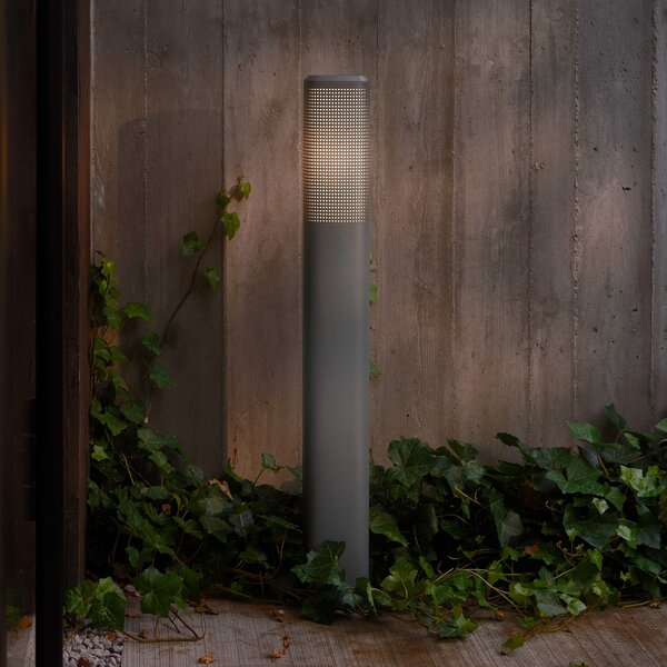 Nordlux Bornă luminoasă Sidara 95 Seaside, antracit, aluminiu, IP44, E27, reglabil, Gri, Aluminiu, Modern