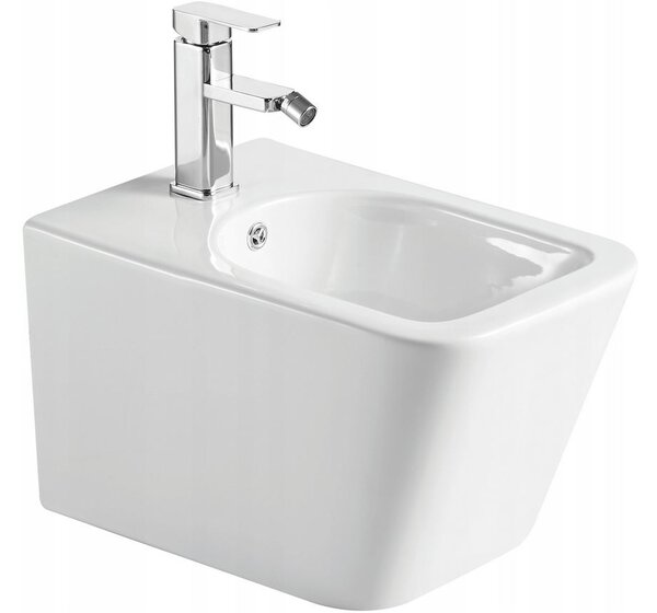 Mexen TEO Vas de toaletă fără margine cu scaun + bideu TEO, alb, 30850700+35855100