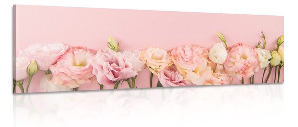 Tablou flori pastel înflorite