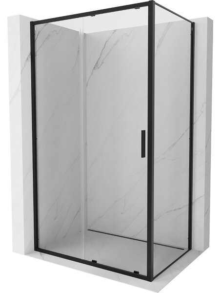 Mexen Exo-S cabina de duș glisantă 120 x 90 cm, transparentă, neagră - 8151-120-090-70-00