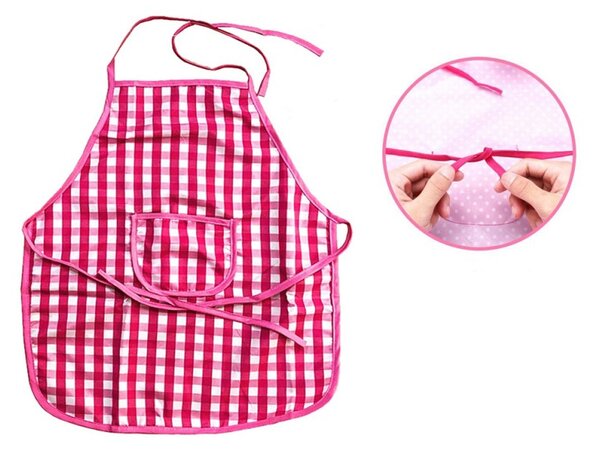 Set Chef copii, sort si ustensile pentru gatit, 8 piese