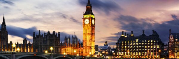 Tablou Big Ben nocturn în Londra