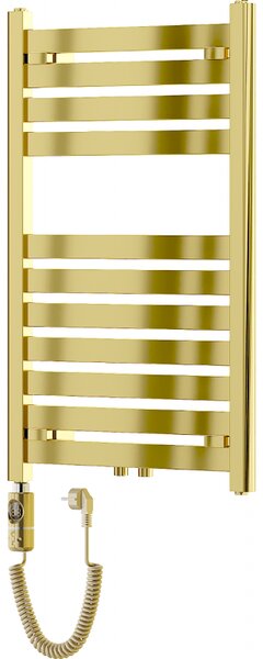 Mexen Uran, element electric de incalzire 800x500 mm + tija de incalzire 300 W, auriu lucios, W105-0800-500-2300-50