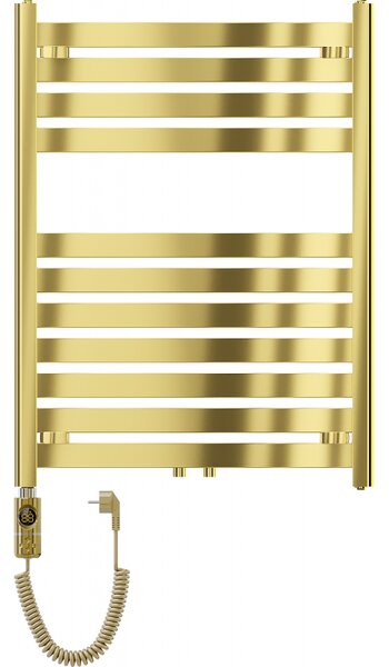 Mexen Uran, element electric de incalzire 800x600 mm + tija de incalzire 300 W, auriu lucios, W105-0800-600-2300-50