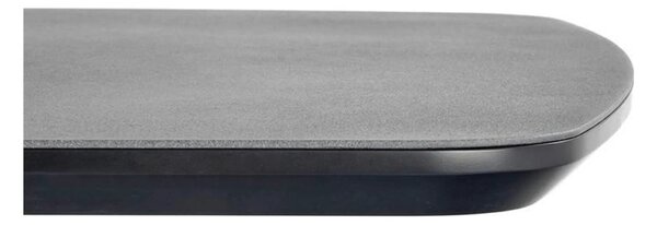 Masa extensibila Fangor, gri inchis/negru, 160-220/90/76 cm