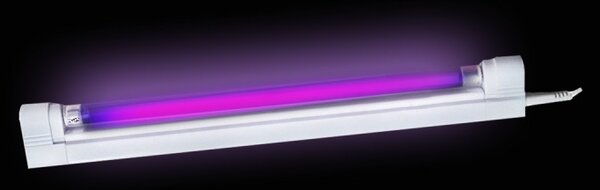 Lampa UV blacklight cu suport, neon T5, putere 8W