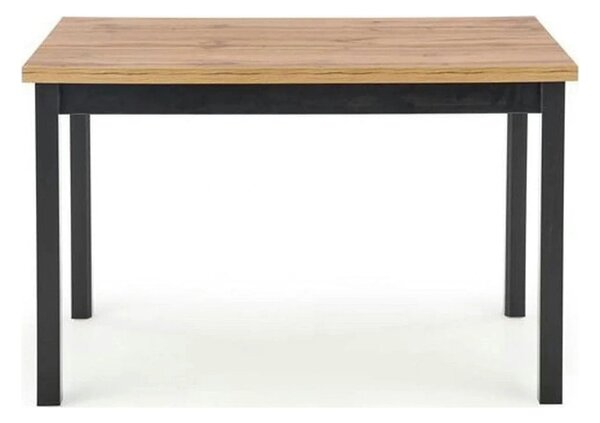 Masa COBALT, stejar/negru, PAL furniruit, 120x68x77 cm