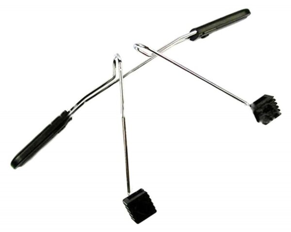 Umeras haine auto, dimensiune reglabila: 51 - 63 cm, otel, negru