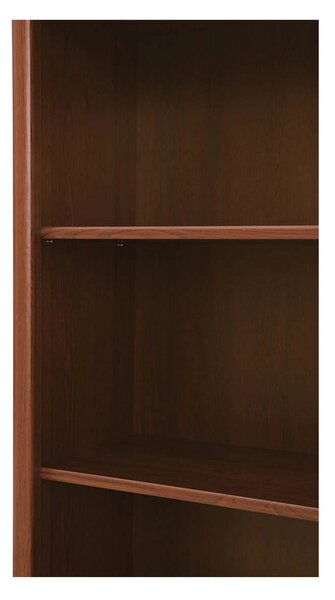 Biblioteca clasica living KENT, castan, PAL, 110x43x205 cm