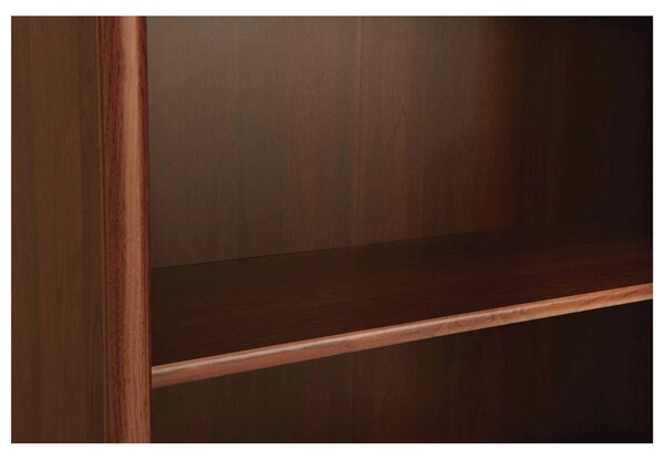 Biblioteca clasica living KENT, castan, PAL, 110x43x205 cm