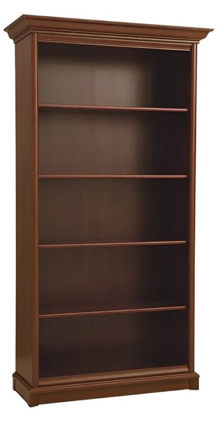 Biblioteca clasica living KENT, castan, PAL, 110x43x205 cm