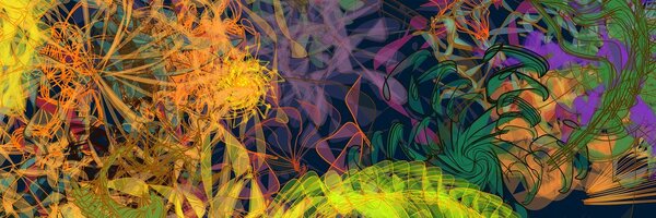Tablou abstract colorat