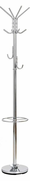 Cuier pom W24, crom, otel, 30x181 cm