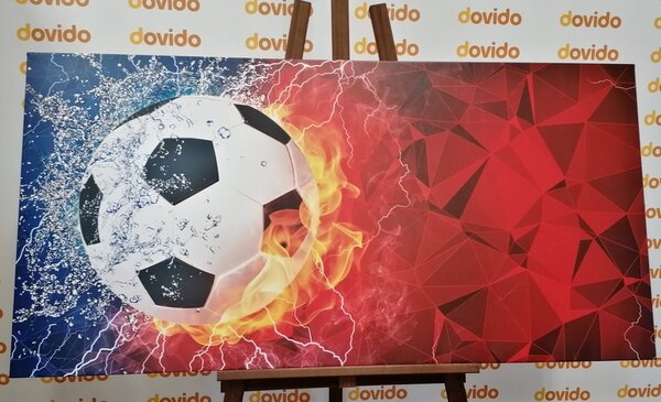 Tablou minge de fotbal