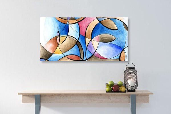 Tablou cu motive abstracte