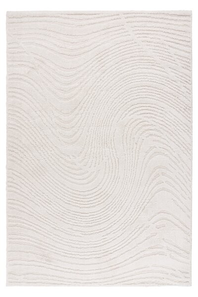 Covor abstract Angel 225, Crem, Inaltime fir 20 mm