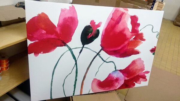 Tablou flori de mac inedite