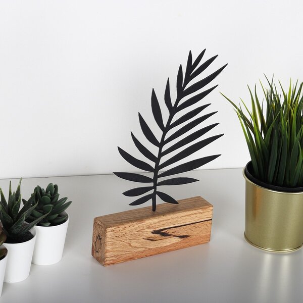 Obiect decorativ M Negru 17x27x3.5 cm