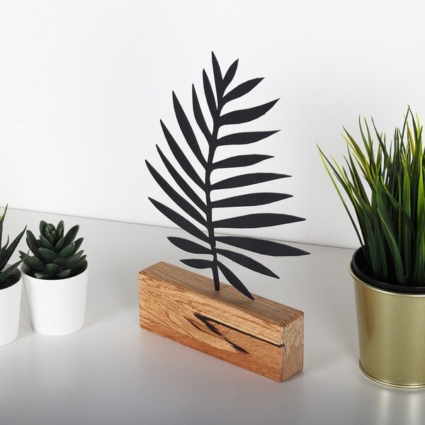 Obiect decorativ M Negru 17x27x3.5 cm