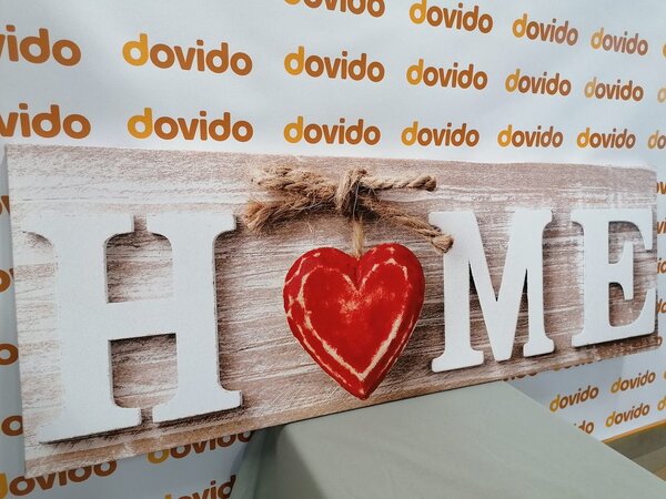 Tablou cu mențiunea Home