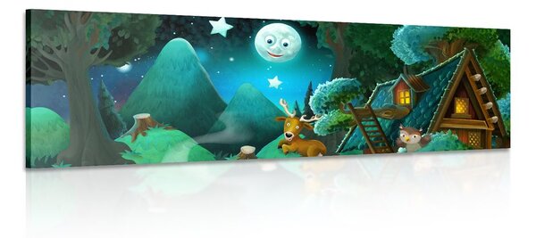 Tablou pădure din povești