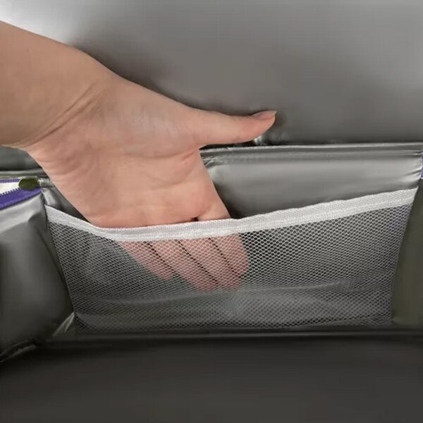 Geanta picnic/plaja, compartiment termoizolant alimente si bauturi, capacitate 20 litri, 58x15x35 cm