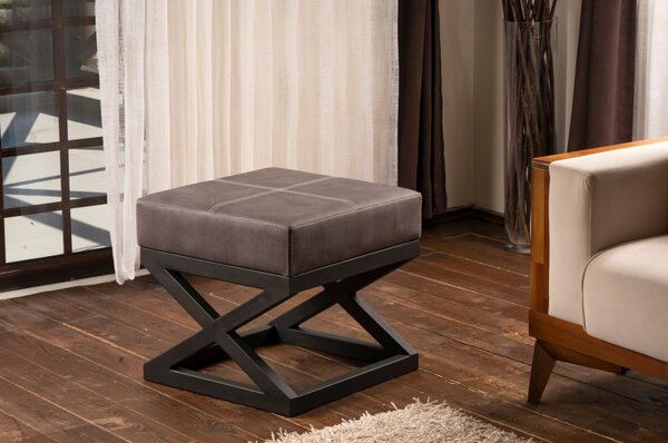 Taburet Krupa Antracit 46x44x46 cm