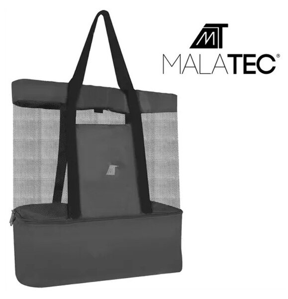 Geanta picnic/plaja, compartiment termoizolant alimente si bauturi, capacitate 20 litri, 58x15x35 cm