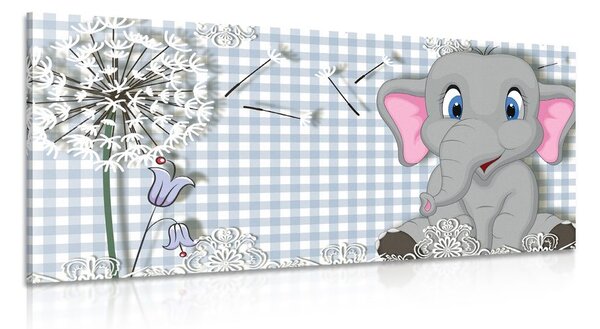 Tablou elefant mic