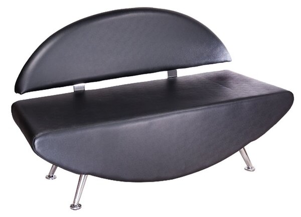 Canapea sala de asteptare, pentru saloane de infrumusetare, latime 138 cm, adancime 52 cm, piele eco
