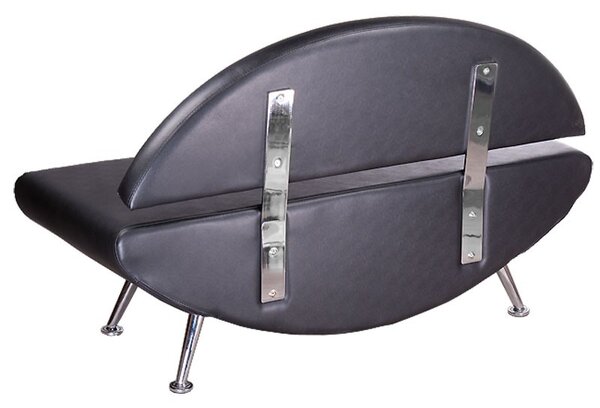 Canapea sala de asteptare, pentru saloane de infrumusetare, latime 138 cm, adancime 52 cm, piele eco