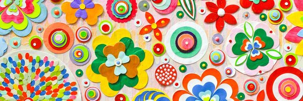 Tablou abstract flori