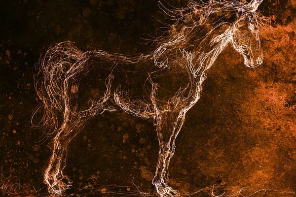 Tablou cal abstract