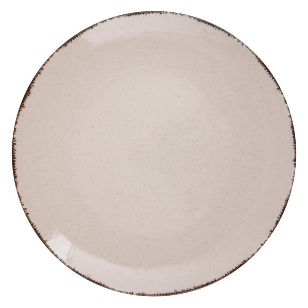 Set farfurii servire, 18 bucati Aqueduct Drops Maro 25x25x3 cm