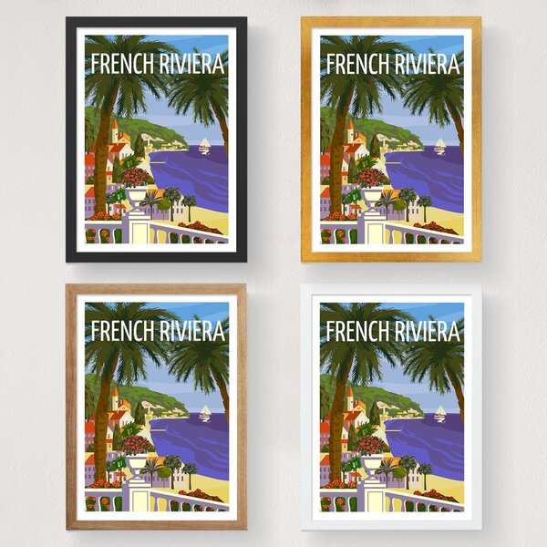 Poster A4 City Multicolor 21x29.7 cm