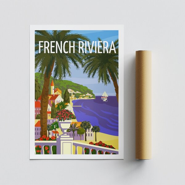 Poster A4 City Multicolor 21x29.7 cm