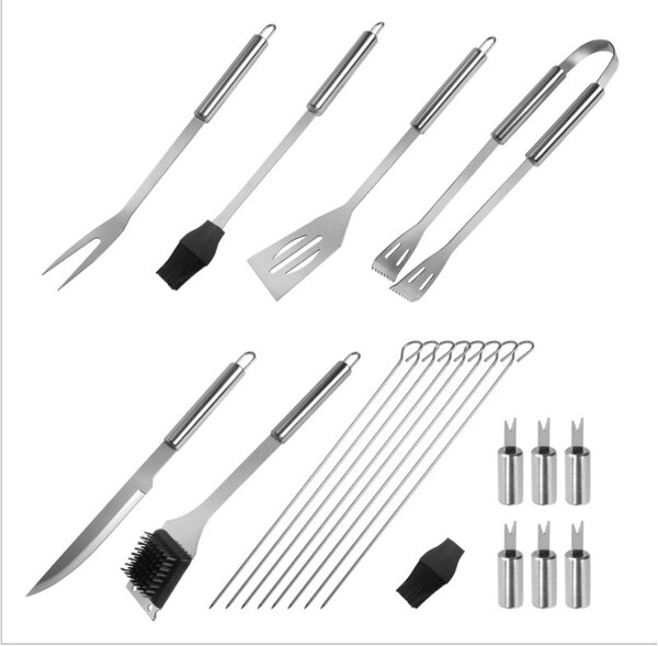 Set ustensile pentru grătar 22 piese Avenberg TARGET