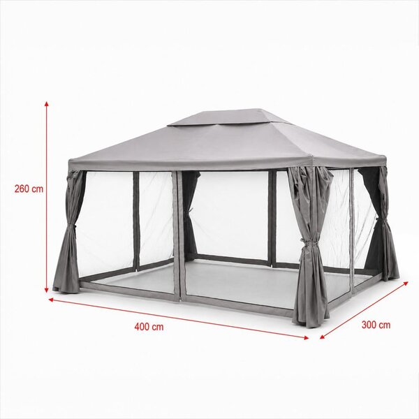 Foișor de grădină AVENBERG STANDARD 3 x 4 m