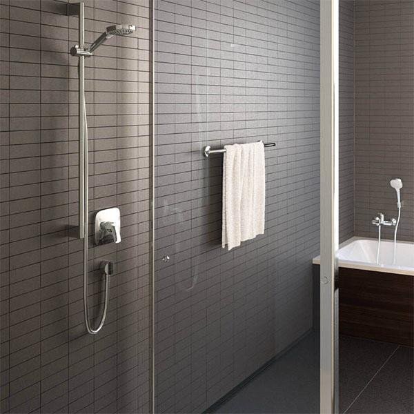 Racord dus, Hansgrohe, Fixfit E, crom