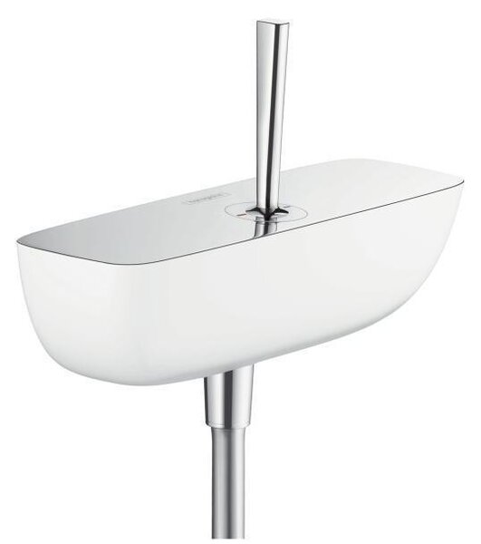 Baterie duș Hansgrohe, Puravida, monocomandă, alb/crom