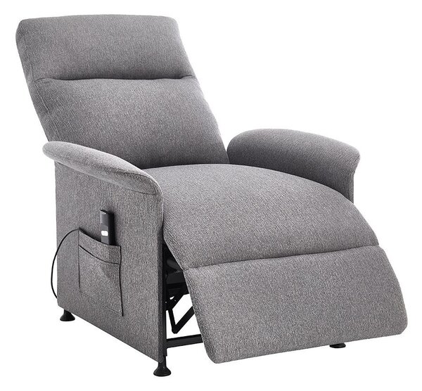 Fotoliu de relaxare reglabil electric Catini ELYSIO gri deschis