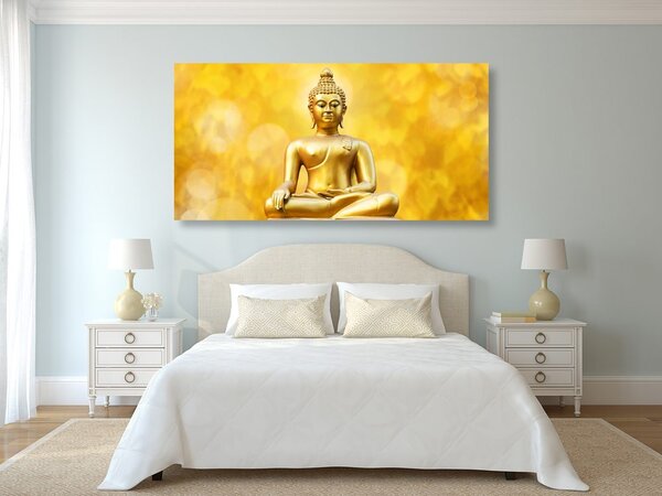 Tablou statuia aurie a lui Budha