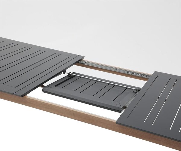 Masă extensibilă din aluminiu Avenberg VALHALLA negru/natural