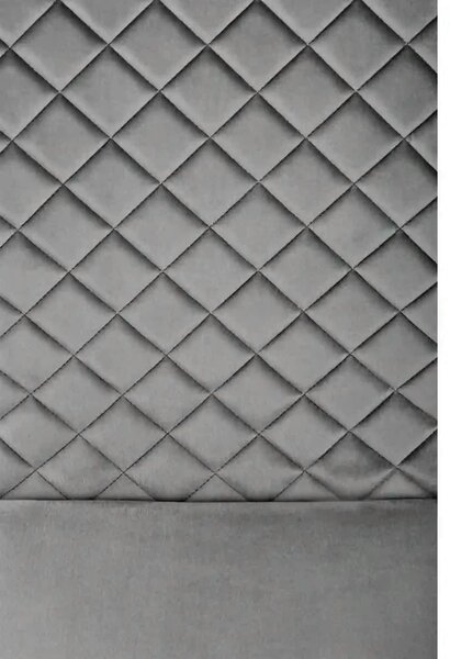 Scaun K442, gri/negru, stofa catifelata/metal, 46x61x102 cm