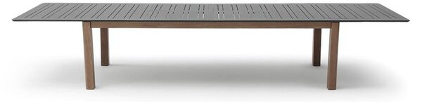 Masă extensibilă din aluminiu Avenberg VALHALLA negru/natural