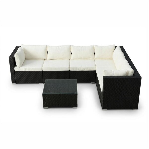 Set mobilier de grădină din ratan Avenberg MATERA